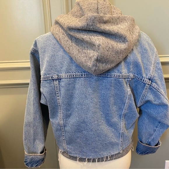 Abercrombie & Fitch cropped denim jacket XS y2k vintage I - Picture 4 of 12